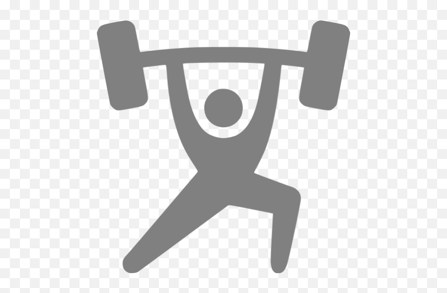 Gray Weightlift Icon - Free Gray Weight Icons Weight Icon Png Black,Training Icon Transparent