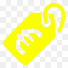 Yellow Price Tag Euro Icon - Free yellow icons Pink Price Tag Clipart png