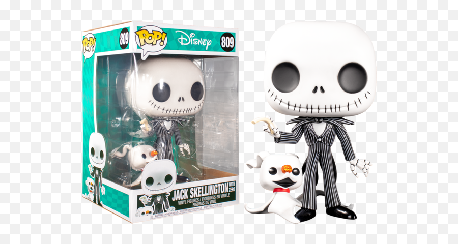 Large Pops U2013 Prolectables - Jack Skellington With Zero Funko Pop Png,Witcher 3 Red Skull Icon