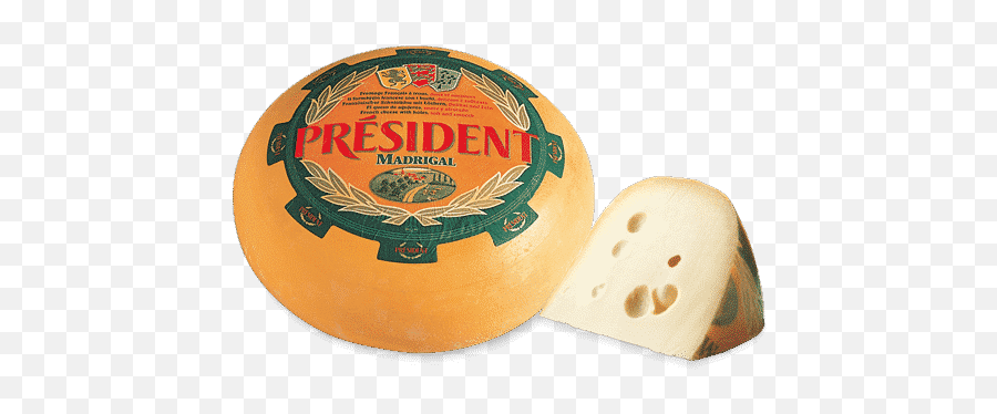 Président Madrigal Cut And Wrap Wedge Cheese - President Madrigal Cheese Png,Cheese Wheel Icon