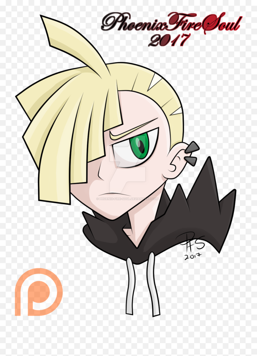 Gladion By Phoenix Fire Soul - Pokémon Sun And Moon Cartoon Png,Sun And Moon Png