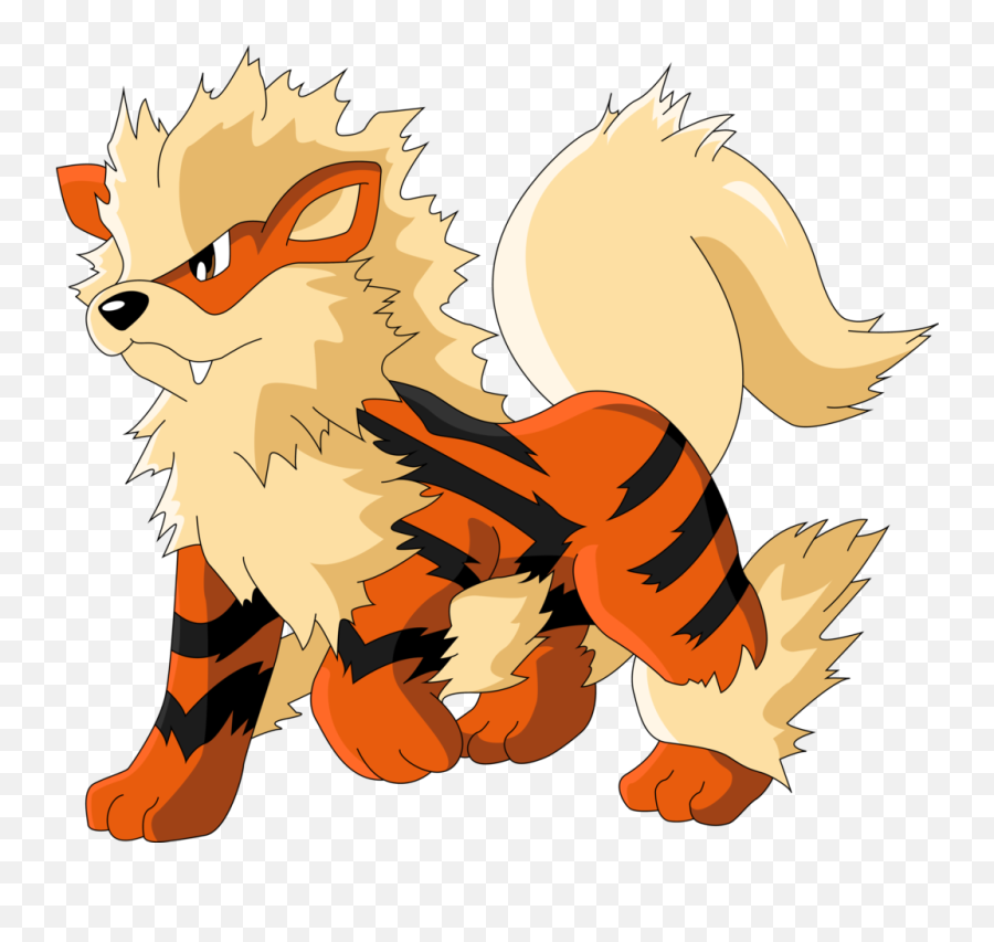 Library Of Arcanine Transparent Png - Arcanine Pokemon,Growlithe Png