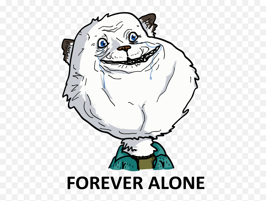Forever Alone Clipart - Forever Alone Furry Png,Forever Alone Png