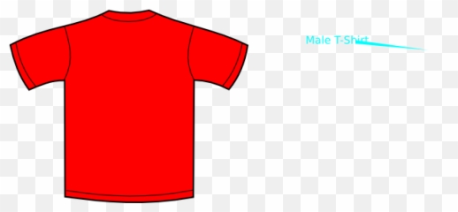 red plain shirt png