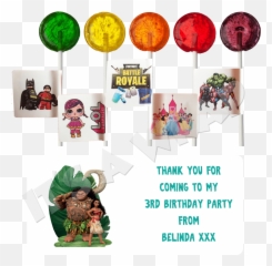 Moana Characters - Polycystic Ovary Syndrome HD Png Lollipops