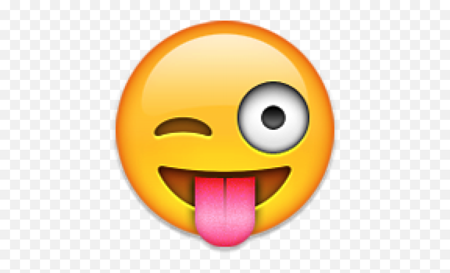 Wink Smiley Emoticon Face Tongue - Winky Face Tongue Out Emoji Png,Wink Png