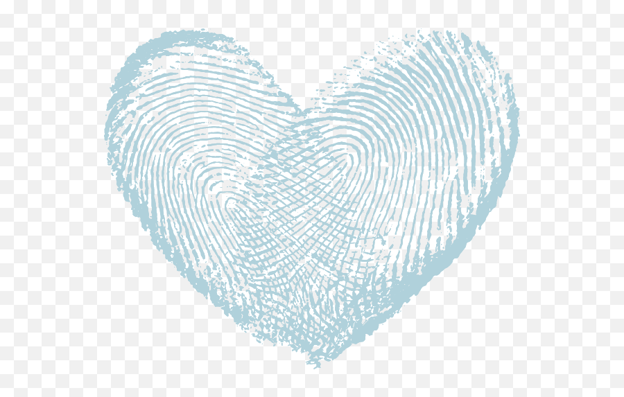 Download Thumbprint Light Blue - Blue Thumbprint Heart Png,Thumbprint Png