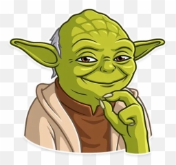 Master Yoda Whatsapp Stickers - Yoda Stickers Telegram Png,Yoda Transparent