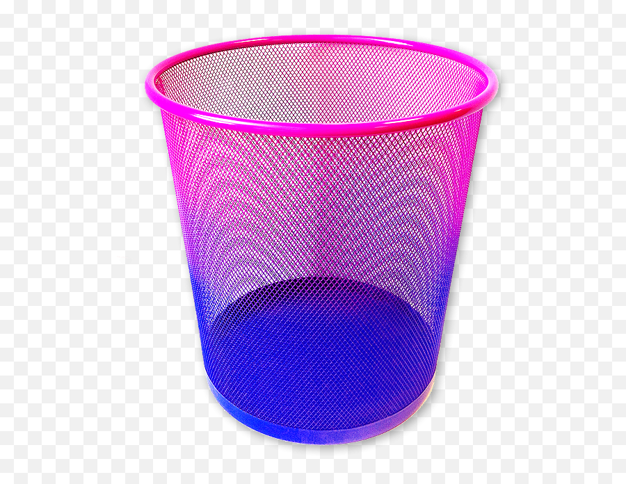 Download Ombre Trash Can - Trash Can Transparent Pink Png Trash Can For Room,Trash Can Transparent Background