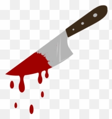 Download Hd Bloody Horror Knife - Knife With Blood Emoji Png,Knife Emoji Png