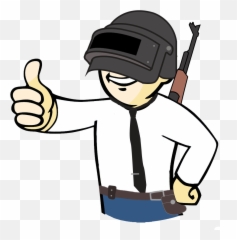Ak Drawing Boy Transparent Png - Thumbs Up Video Games,Pubg Transparent