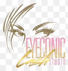 Lash Extensions Eyeconic Studios - Graphic Design png