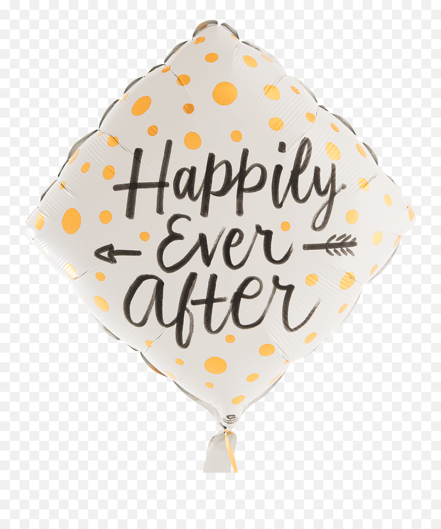 Happily Ever After Gold Dots 18 Foil Balloon - Balloon Png,Gold Dots Png