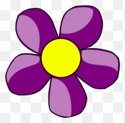 Cartoon Rose Png - Purple Rose Clipart Animated Art Flowers