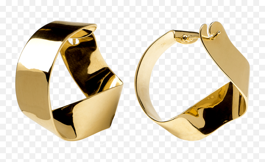 Buy Gravity Gold Earrings - Earring Png,Gold Earring Png