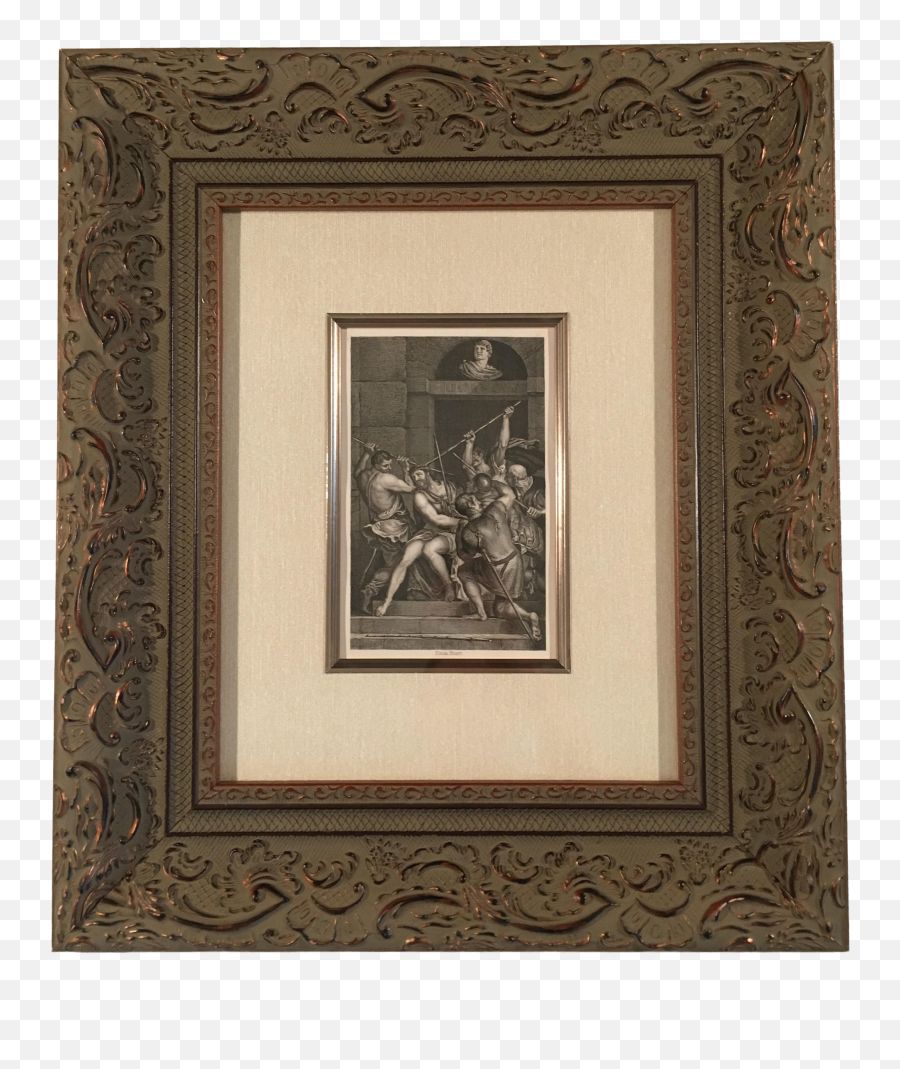 Titian The Crowning With Thorns Print - Picture Frame Png,Crown Of Thorns Transparent Background
