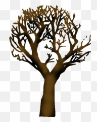 Tree - Halloween Png Trees Full Size Png Download Seekpng Vector Black Tree Png,Halloween Tree Png