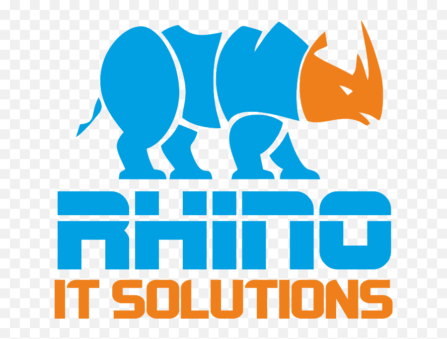 Rhino Logo Final Small It Solutions - Clip Art Png,Rhino Logo