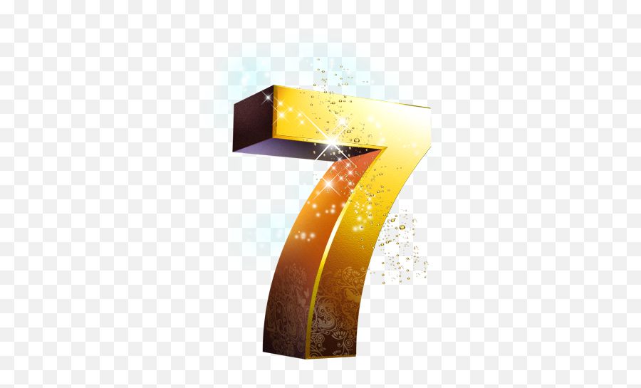 7 Number Png Transparent Images - Design The Number 7,Number 7 Png