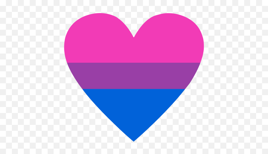 Bisexual Heart Stripe Flat - Transparent Png U0026 Svg Vector File Bisexual Things,100% Png