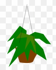 Hanging Basket Clip Art - Vector Clip Art Illustration Png,Hanging Plants Png