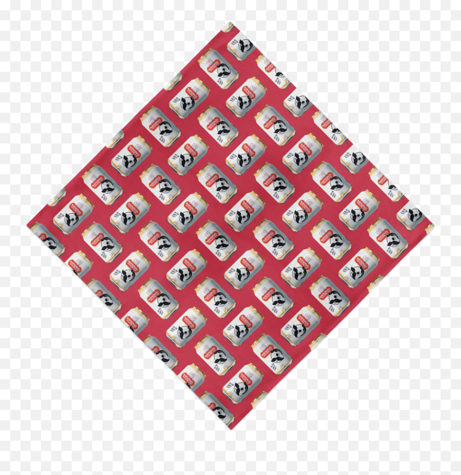 Natty Boh Can Pattern Red Bandana 22 X Inch - Ejemplos De Geometria Fractal Png,Red Bandana Png