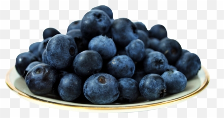 Blueberry In Plate Png Image Plates - Blueberry Plate Png,Food Plate Png