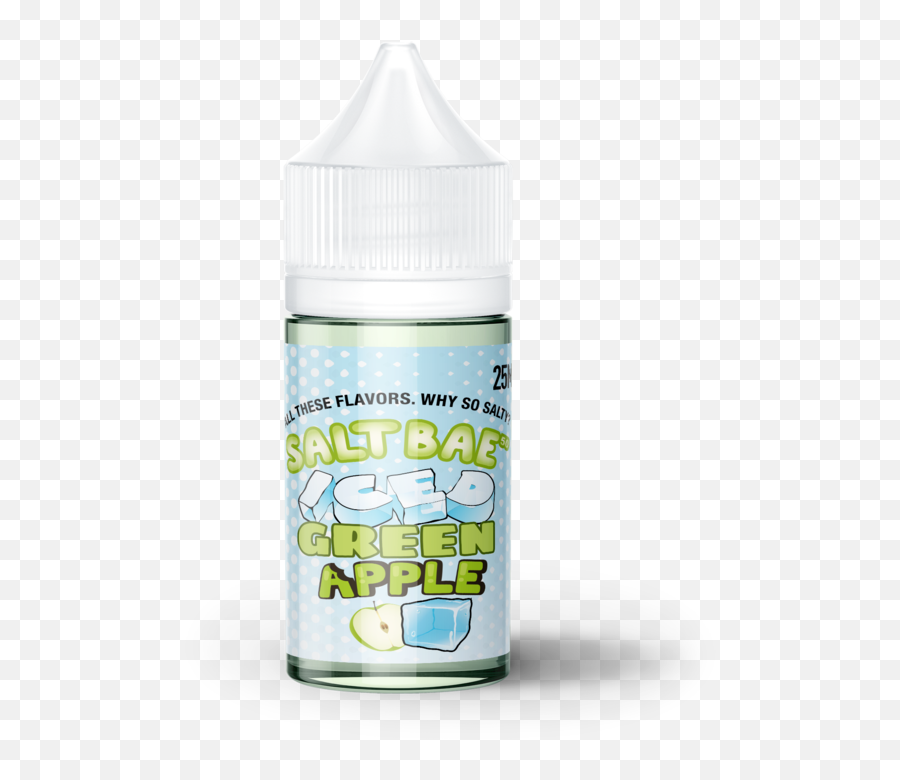 Iced Green Apple 50mg By Salt Bae 30ml - Plastic Bottle Png,Salt Bae Png