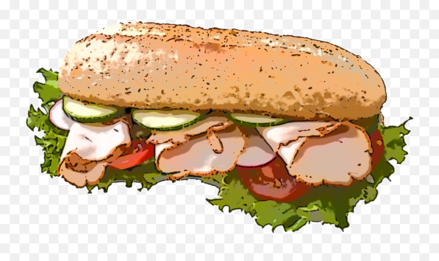 Sandwich - Sub Sandwiches Png,Sandwich Transparent