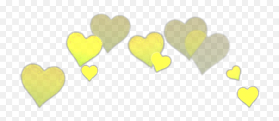 Heart Crown Png - Heart,Yellow Heart Png