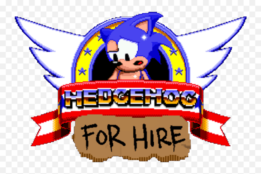 Hedgehog For Hire Mania - Sonic The Hedgehog Logo Png,Sonic Mania Png
