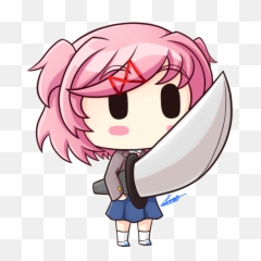 Natsuki - Doki Doki Literature Club Png Download Cute Natsuki Ddlc,Natsuki Png