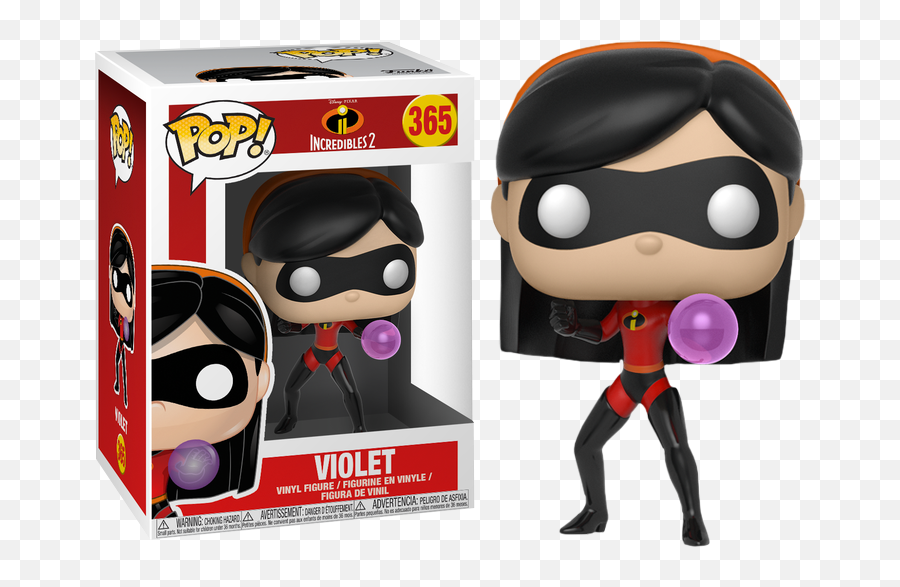 Hd Png Download - Violet The Incredibles Funko Pop,Incredibles 2 Png