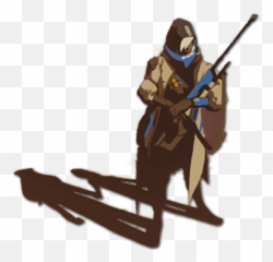 Overwatch Spray Ana Shadow Png