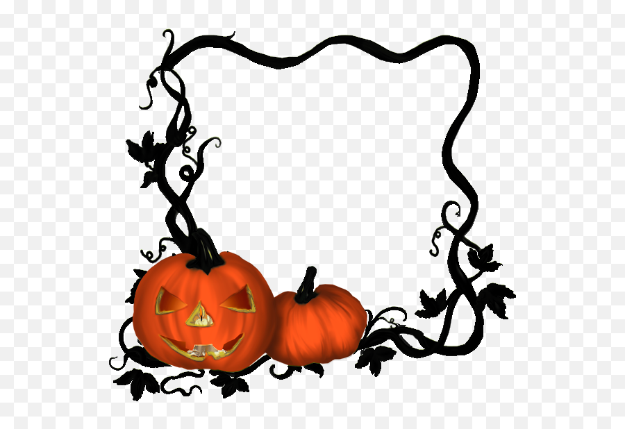 Clip Art Pumpkin Image - Halloween Frame Png Transparent,Halloween Frame Png