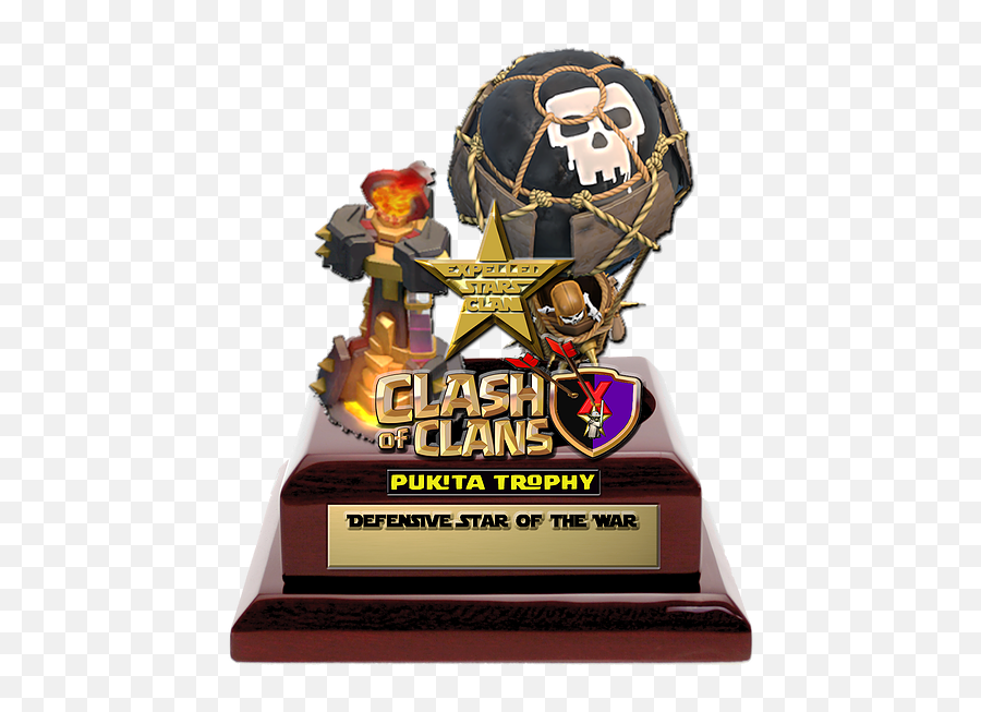 Star Trophy Png - Clash Of Clans 1553060 Vippng Clash Of Clans Balloon  Level 9,Trophy Transparent Background - free transparent png images -  