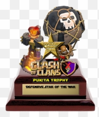Star Trophy Png - Clash Of Clans 1553060 Vippng Clash Of Clans Balloon Level 9,Trophy Transparent Background
