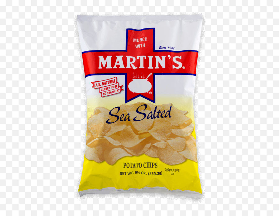 Martins Sea Salted Potato Chips - Potato Chip Png,Potato Chips Png