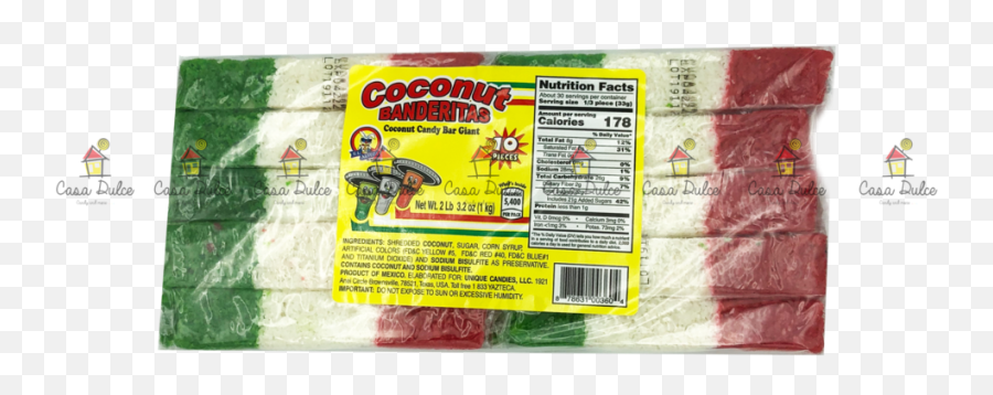 Azteca - Coconut Flag Flowpack Meat Png,Bandera Usa Png