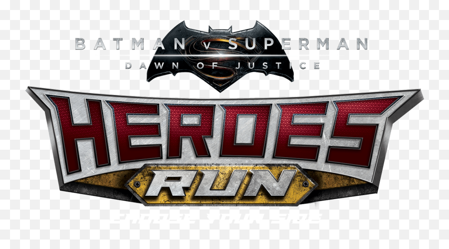 Batman V Superman Heroes Run - Batman V Dawn Of Justice Png,Batman And Superman Logo