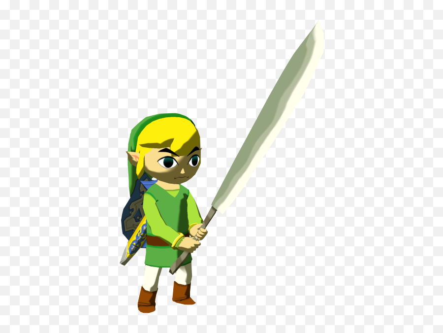 Wind Waker Toon Link Sharp Machete - Wind Waker Took Link Png,Toon Link Png