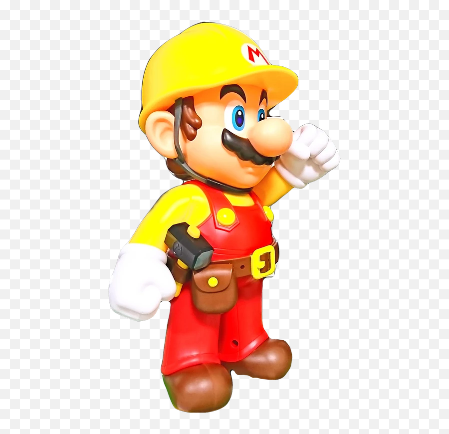 Super Mario Maker 12in Plastic Figure - Mario Png,Mario Maker Png