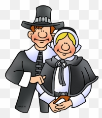 Library Of Thanksgiving Pilgrim Banner - Pilgrims Clipart Png,Pilgrim Png