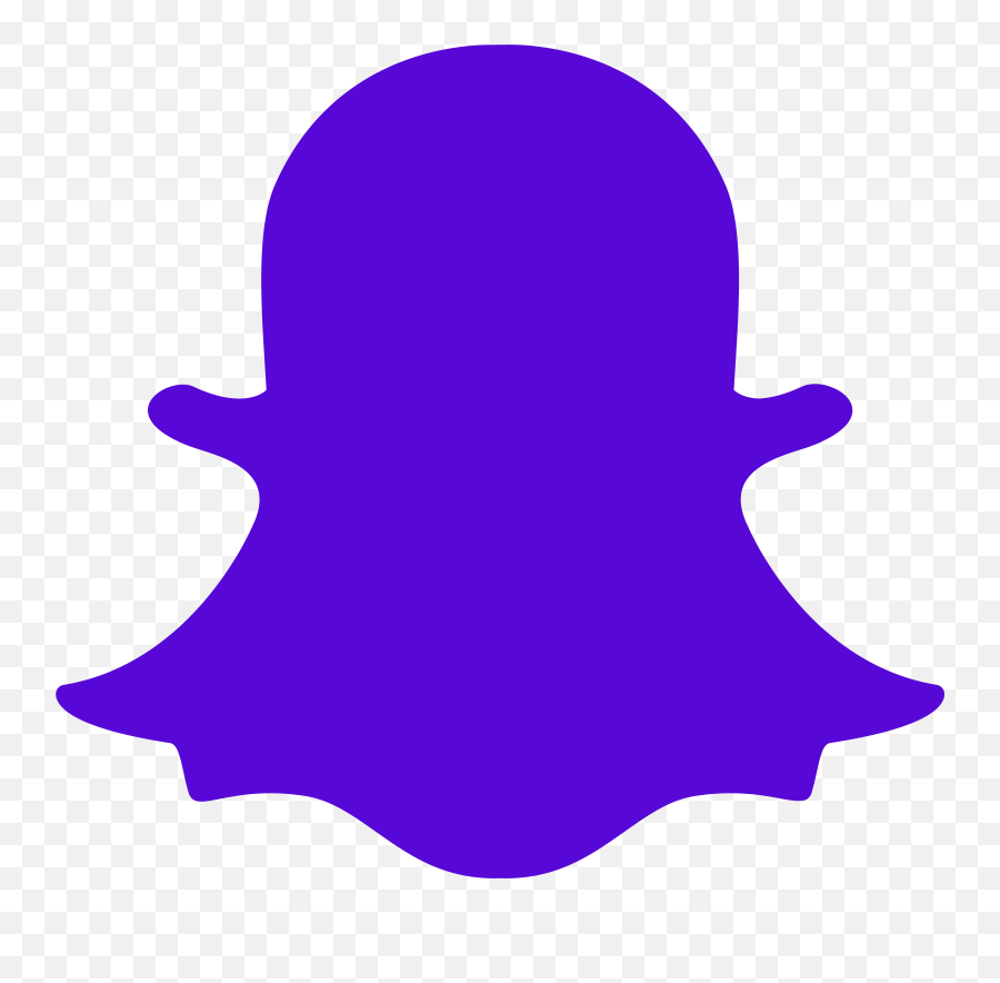 Snapchat Logo Dark Purple Aesthetic - Vector Snapchat Icon Png,Snapchat Logo Transparent