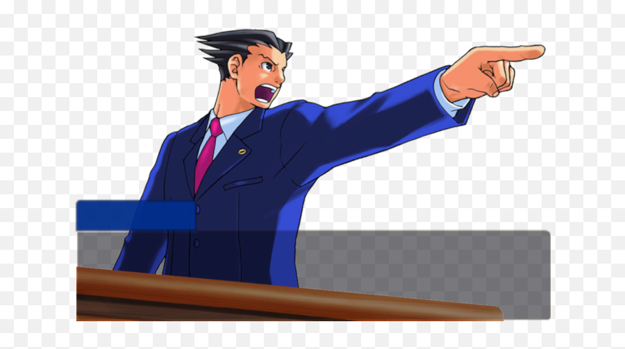 Ace - Phoenix Wright Objection Animated Png,Phoenix Wright Transparent