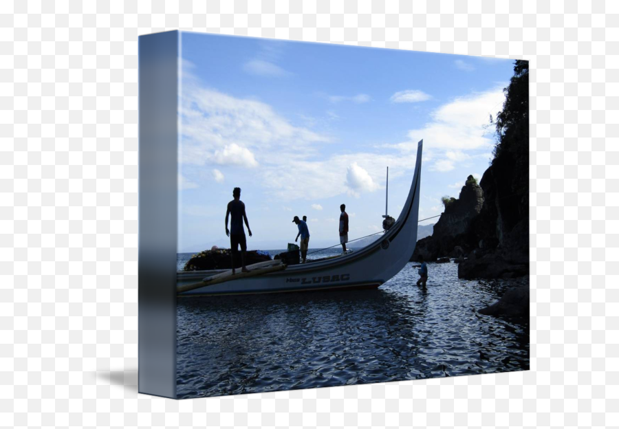 Filipino Fishing Boat By Daniel Lubben - Boatman Png,Fishing Boat Png