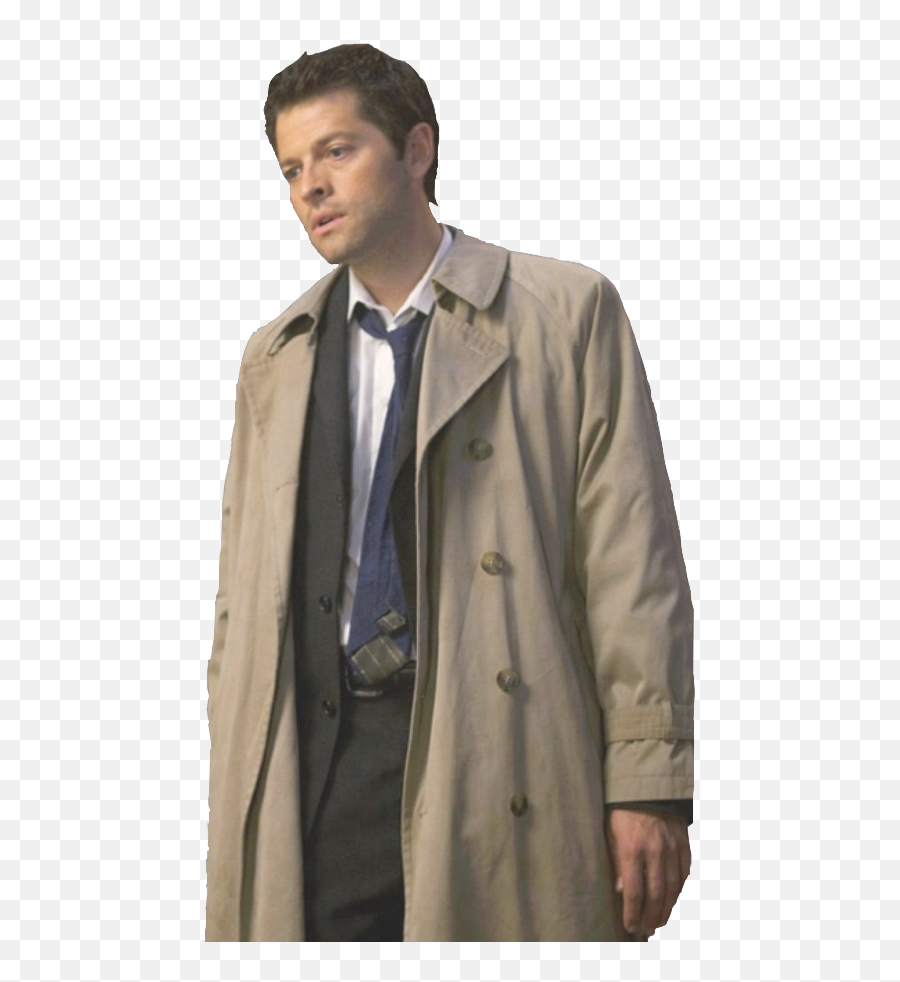 Supernatural Castiel Lockscreen Png - Castiel Season 4 Trench Coat,Castiel Png
