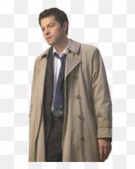 Supernatural Castiel Lockscreen Png - Castiel Season 4 Trench Coat,Castiel Png