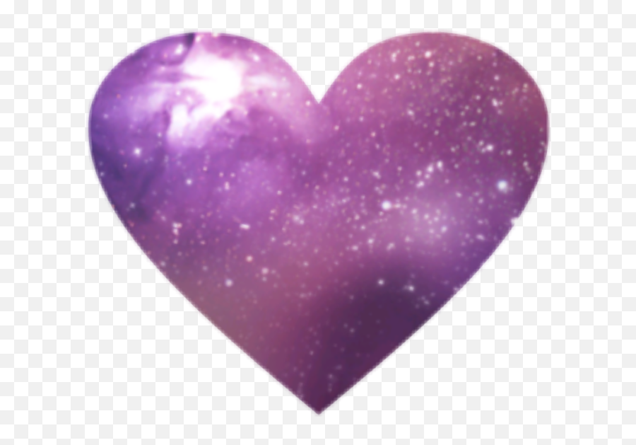 Purple Heart Galaxy Hearts Cute Pink Pur 1411442 - Png Galaxy Hearts,Cute Heart Png