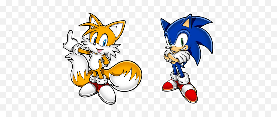 Download Hd Sonic The Hedgehog And Tails Fox - Sonic Tails Head Png,Sonic Rush Logo
